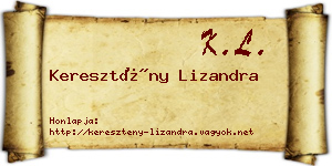 Keresztény Lizandra névjegykártya